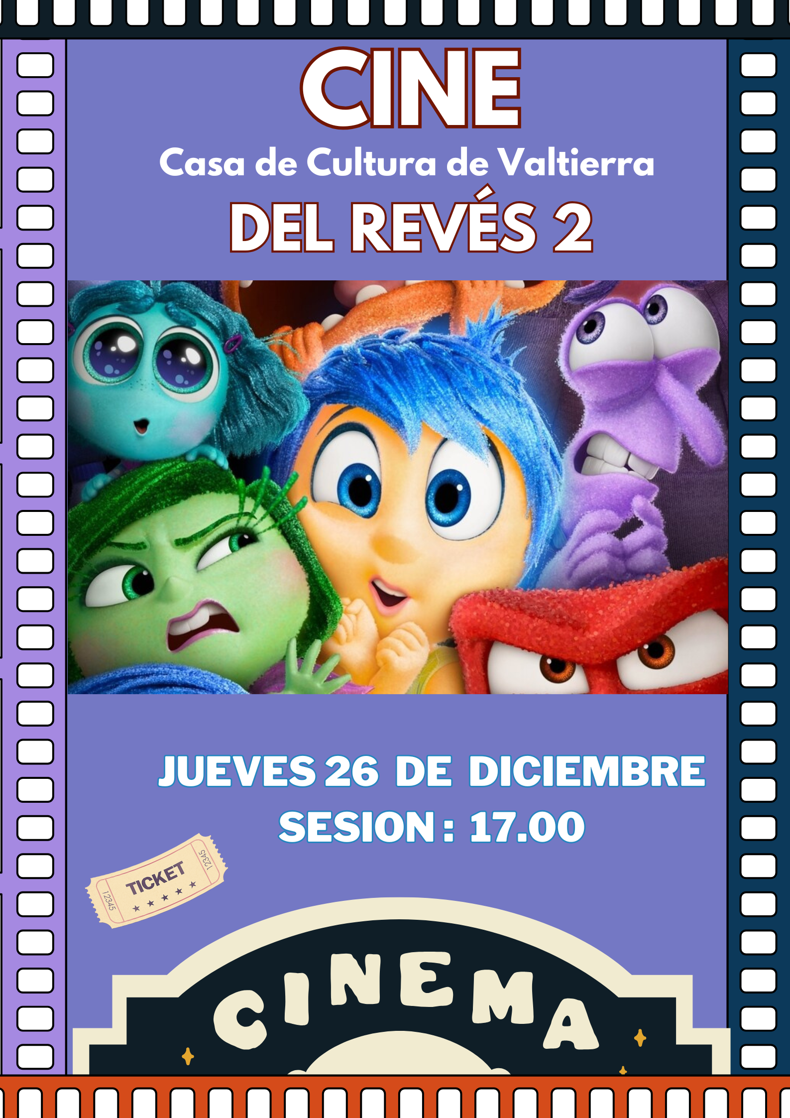 Imagen Cine familiar «DEL REVÉS 2»