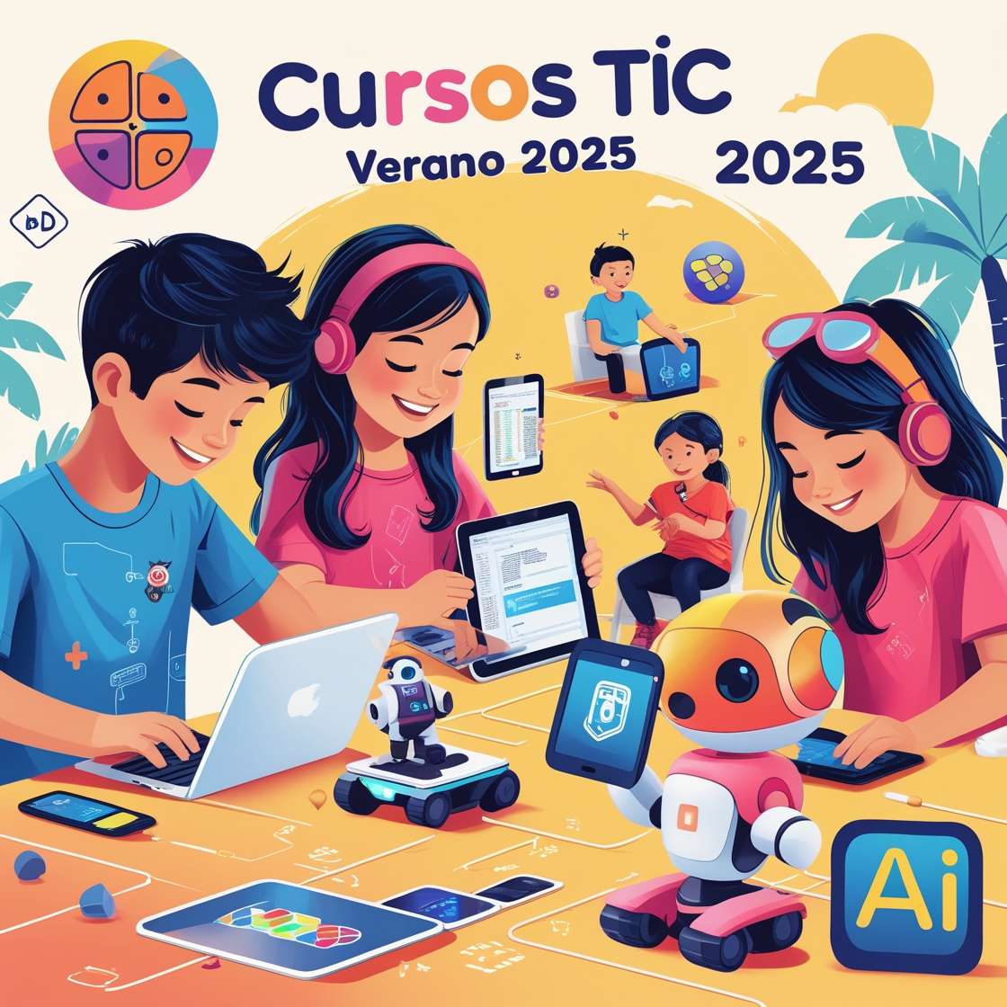 Imagen Consulta de intereses para cursos TIC de verano 2025