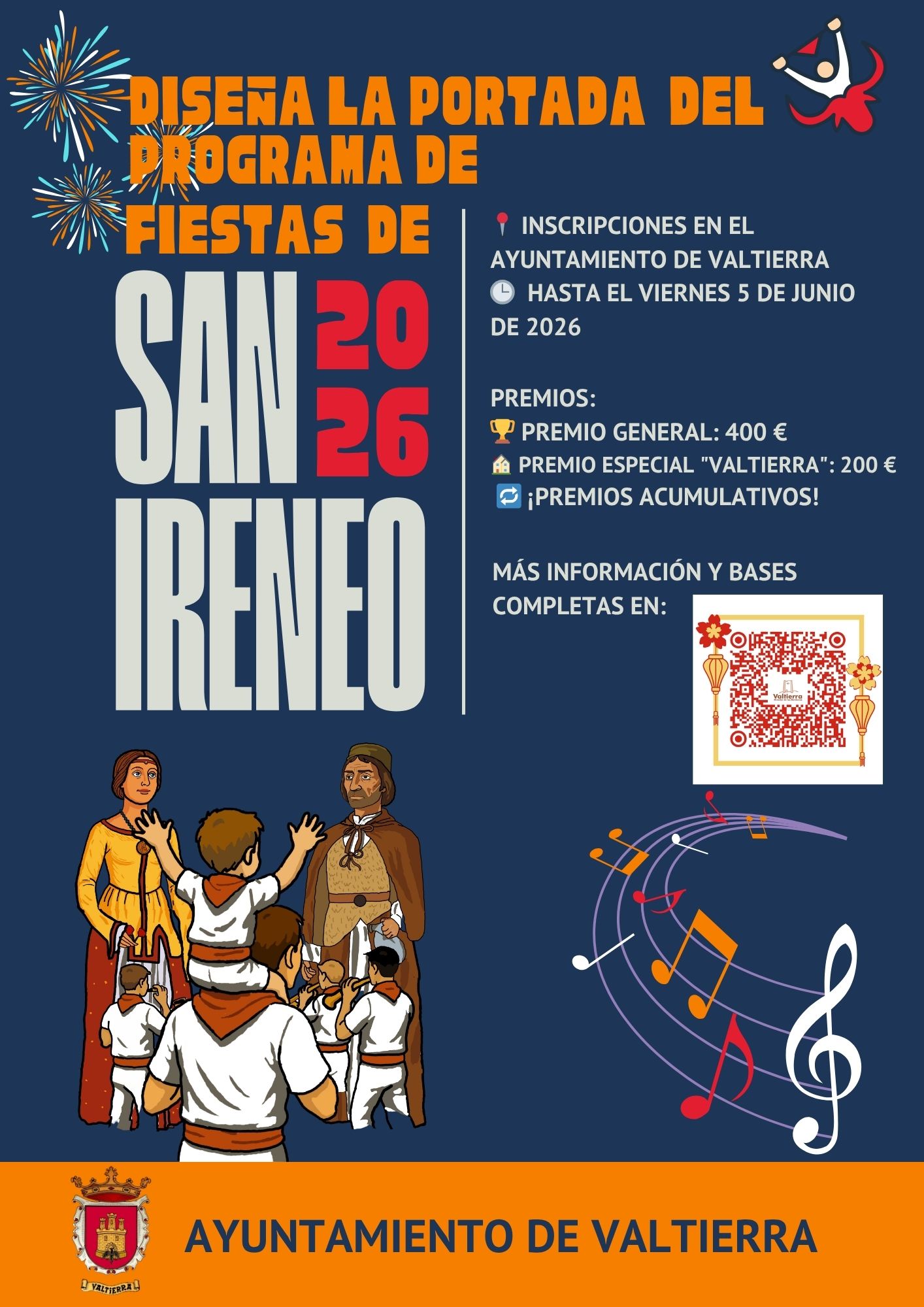Imagen Concurso para la portada del programa de fiestas de San Ireneo 2026