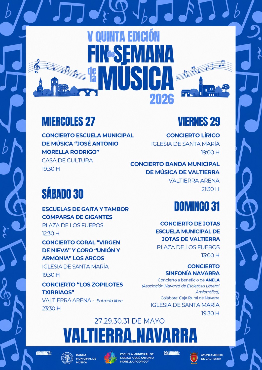 Imagen V Fin de Semana de la Música – Valtierra 2026