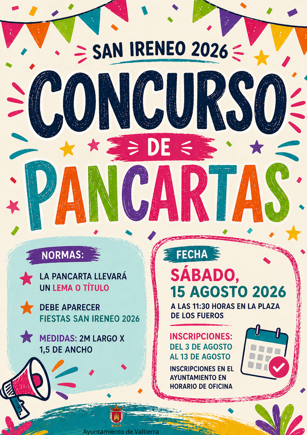 Imagen Concurso de pancartas fiestas de San Ireneo 2026