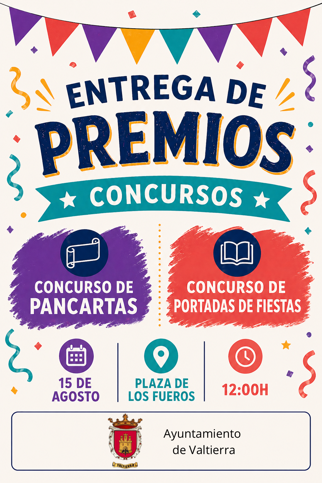 Imagen Entrega de premios de los concursos de Portadas de Fiestas y Pancartas 2026
