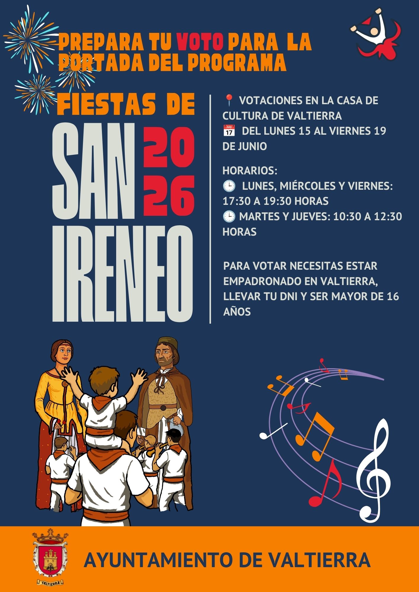 Imagen Prepara tu voto para la portada del programa de fiestas de San Ireneo 2026